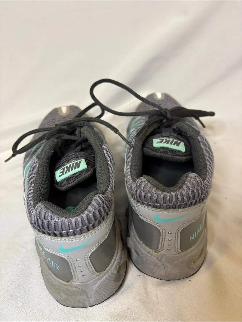 Nike Torch 4-Women's Gray Green Air Max Running Shoes Size 7.5